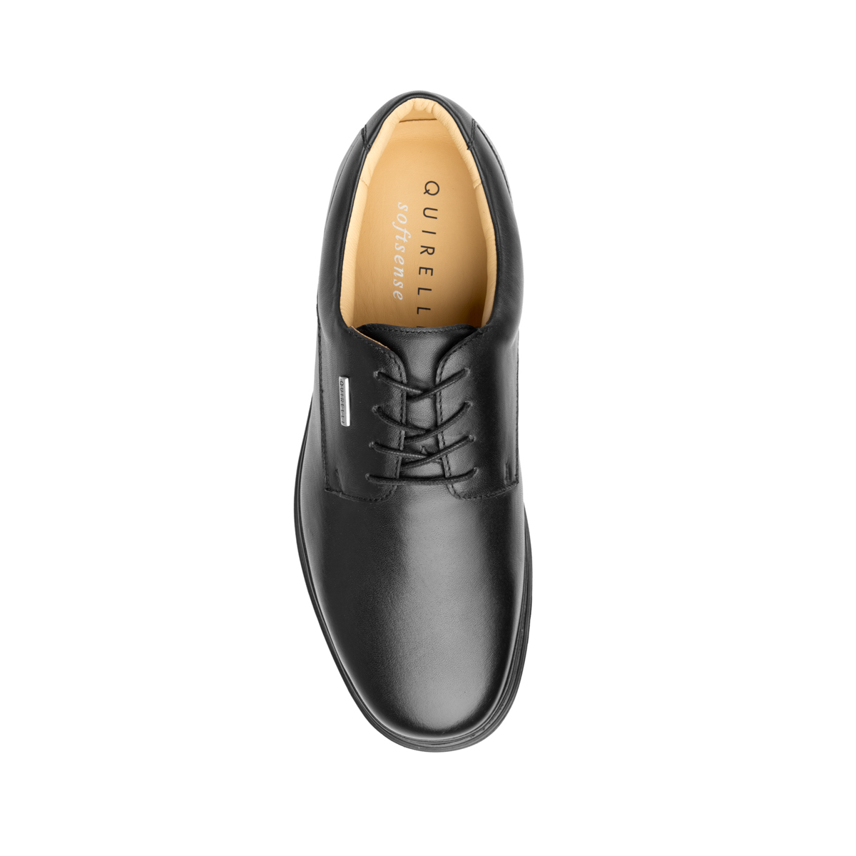 Zapato Casual Para Oficina Quirelli Con Doble Plantilla Para Hombre - Estilo 700801 Negro