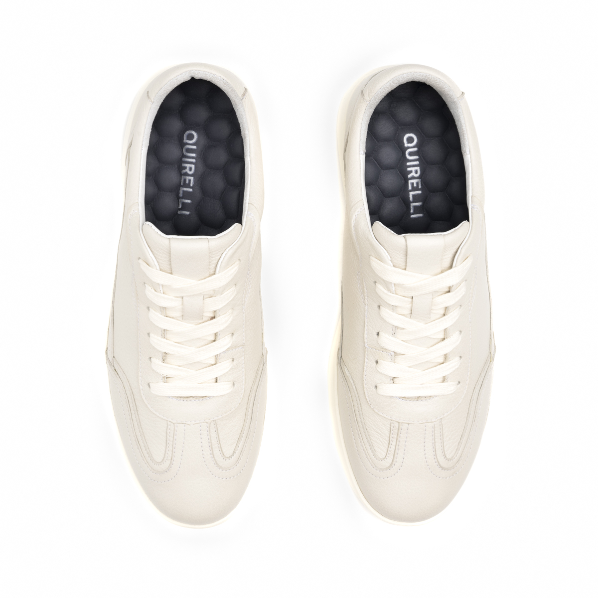 Sneaker Casual Quirelli para Hombre con Estilo 702913 Hueso