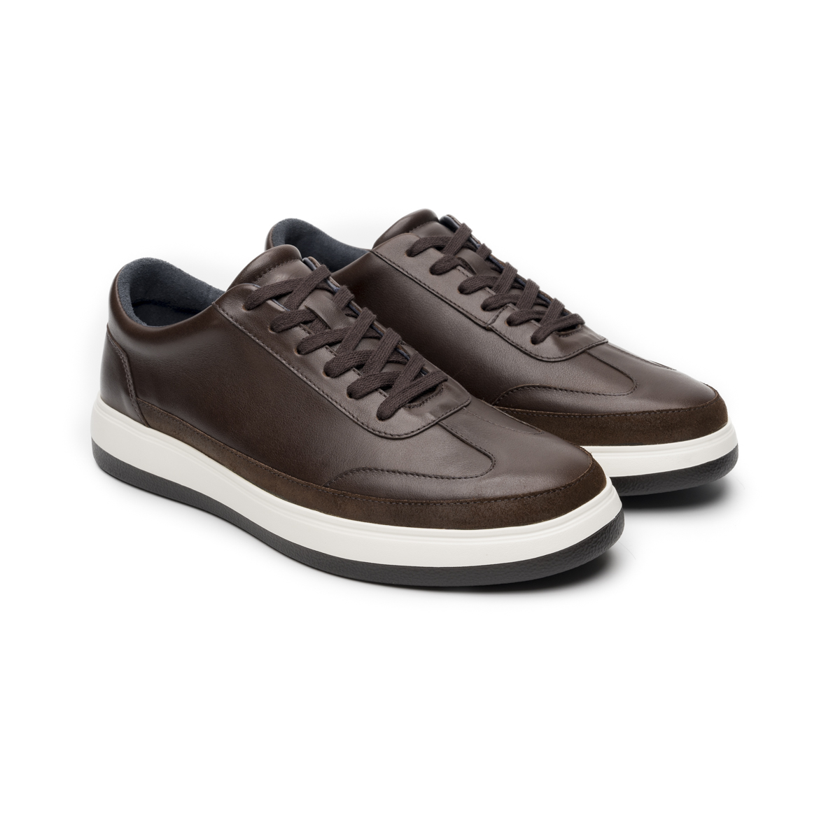Sneaker Casual Quirelli para Hombre con Plantilla Hexafoam Estilo 706503 Chocolate