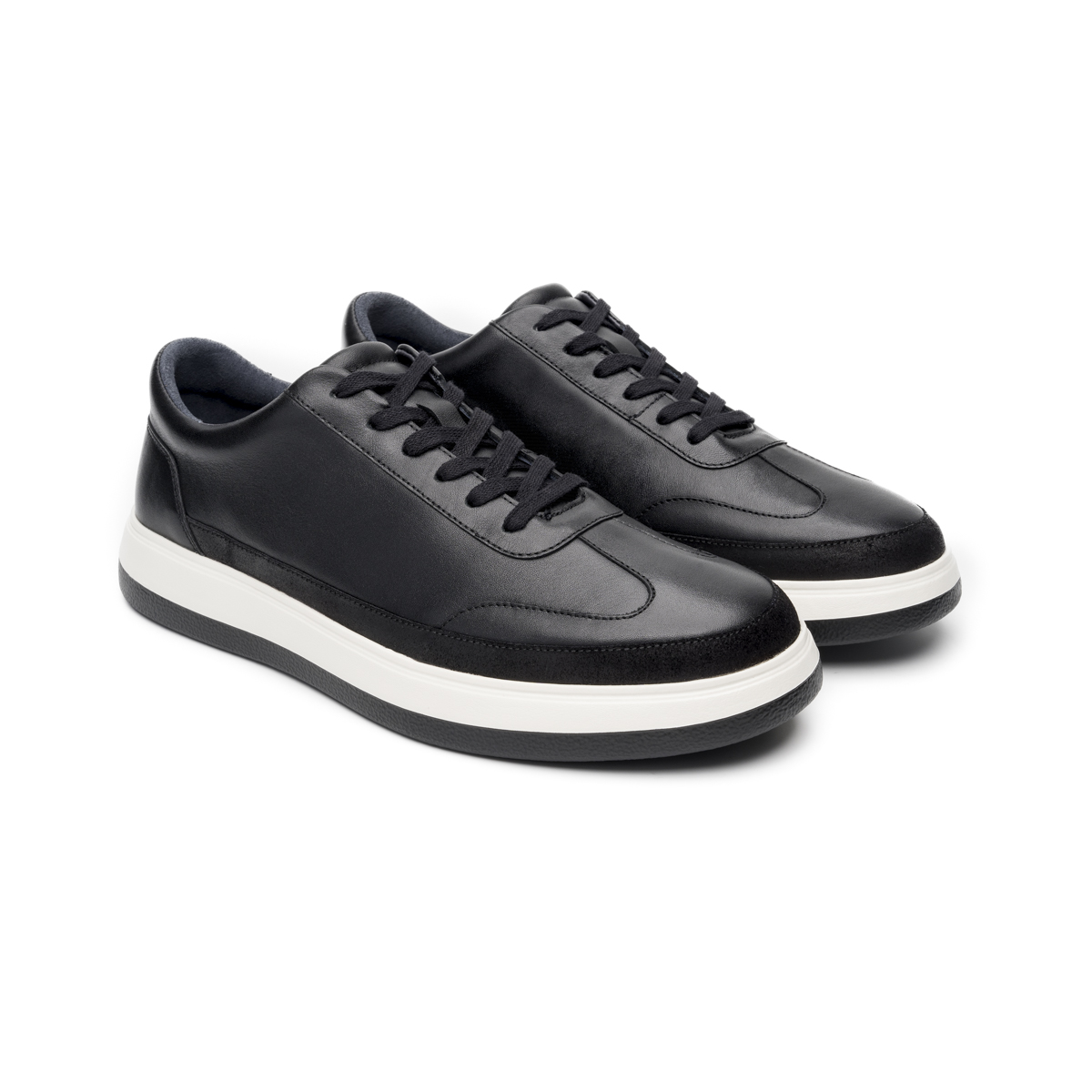 Sneaker Casual Quirelli para Hombre con Plantilla Hexafoam Estilo 706503 Negro