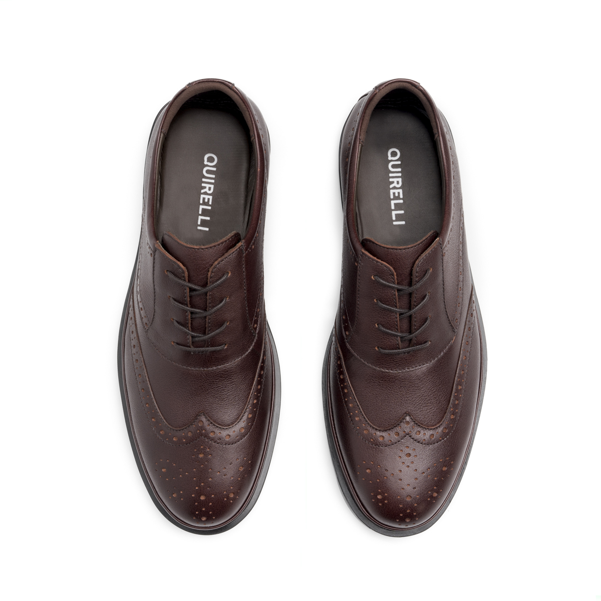 Oxford Semivestir Quirelli para Hombre Estilo 706904 Vino