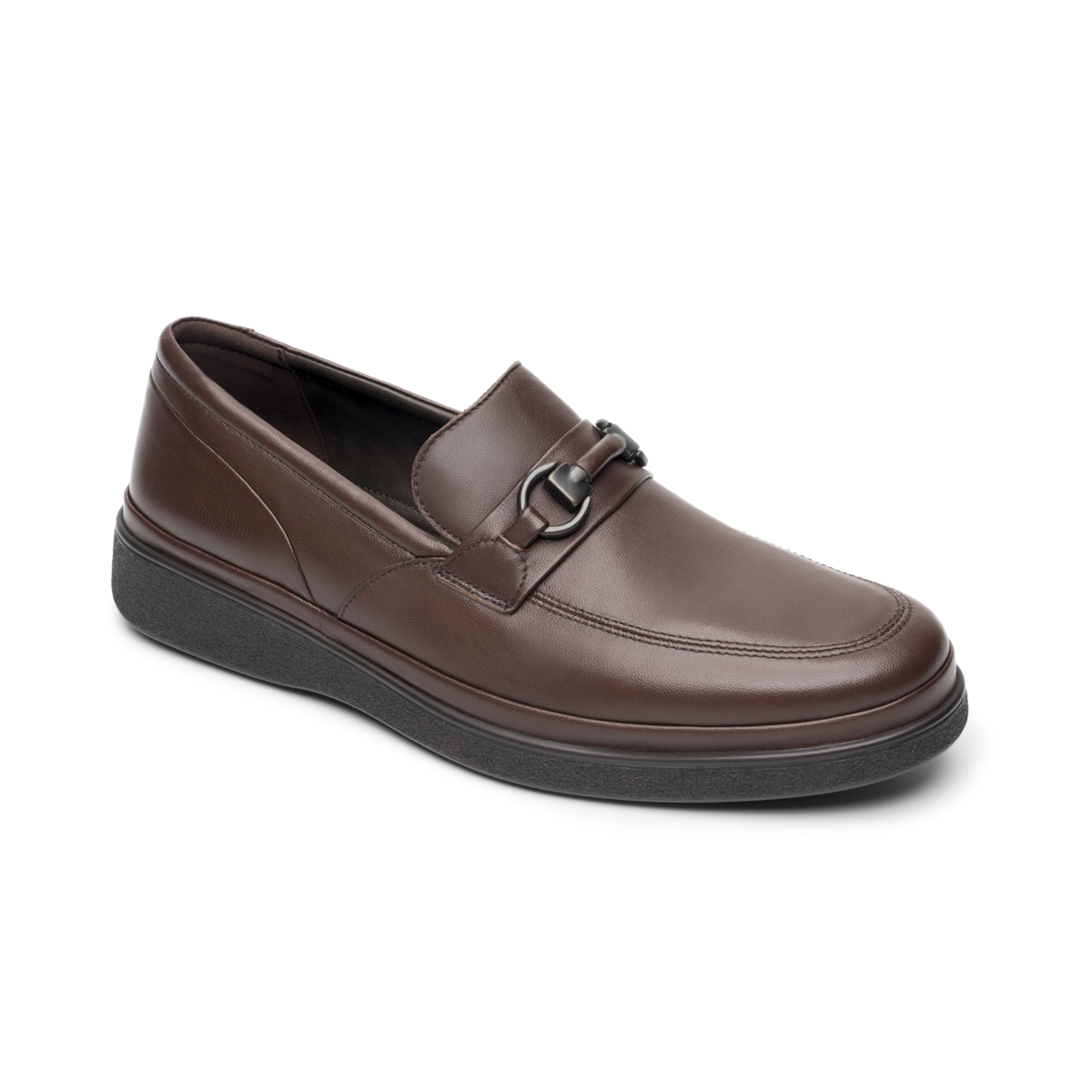 Mocasín Herraje Quirelli para Hombre Estilo 707001 Café