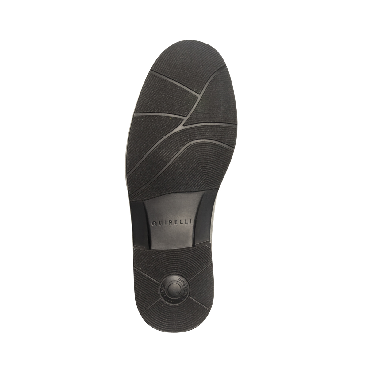 Zapato Casual Para Oficina Quirelli Con Corte Acojinado Para Hombre - Estilo 85101 Negro