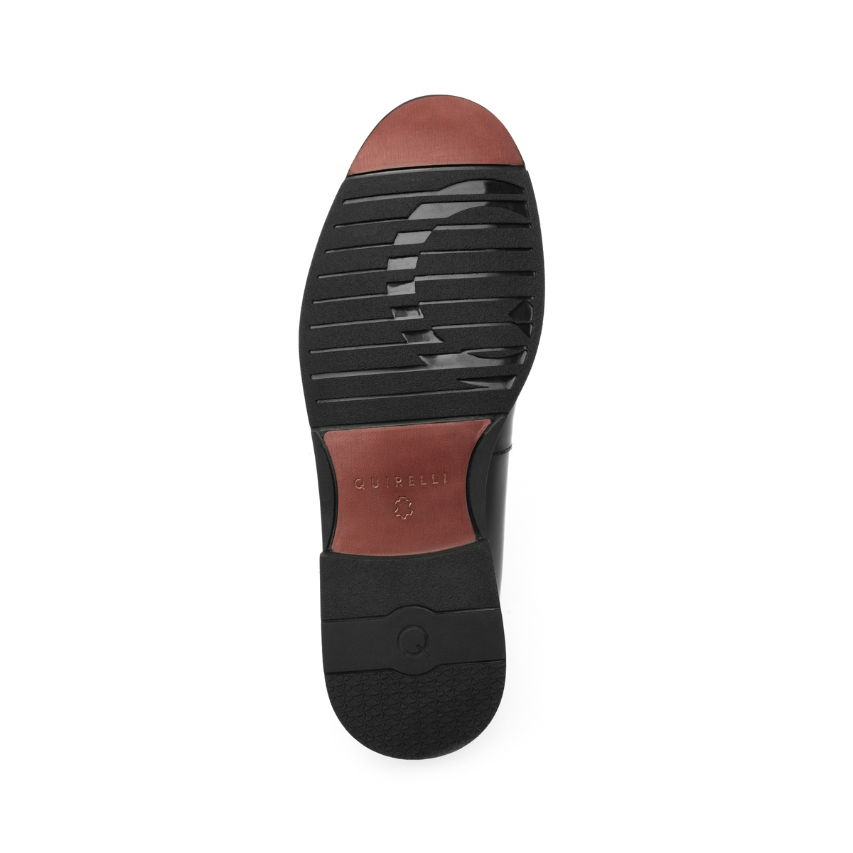 Mocasín Con Antifaz Quirelli para Hombre con Construcción Guante Estilo 87904 Negro
