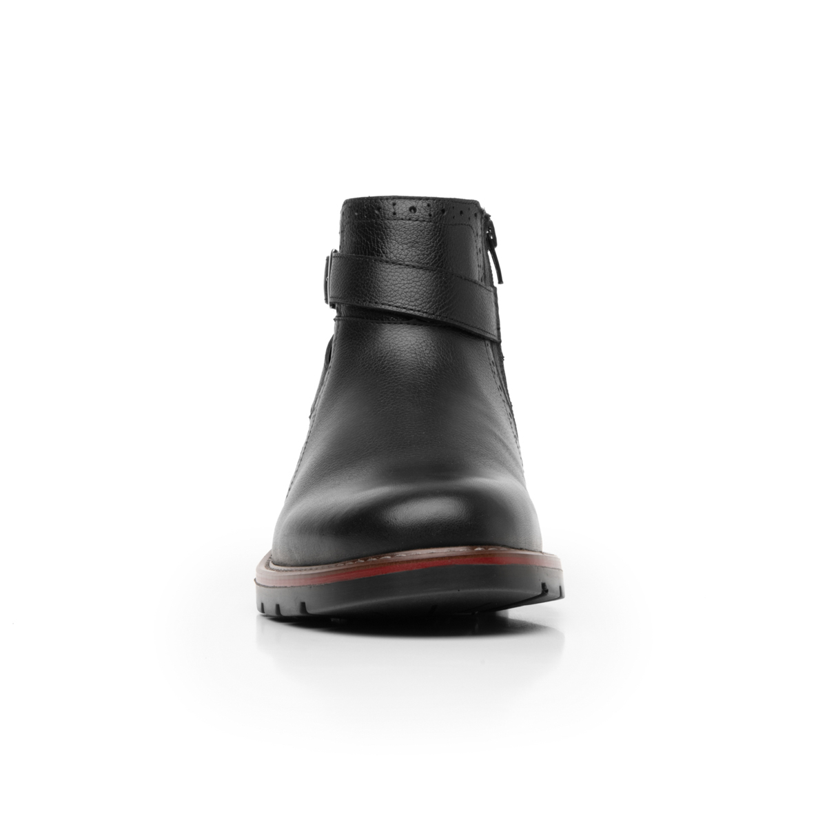Botín Casual Quirelli para Hombre con hebilla lateral Estilo 88608 Negro