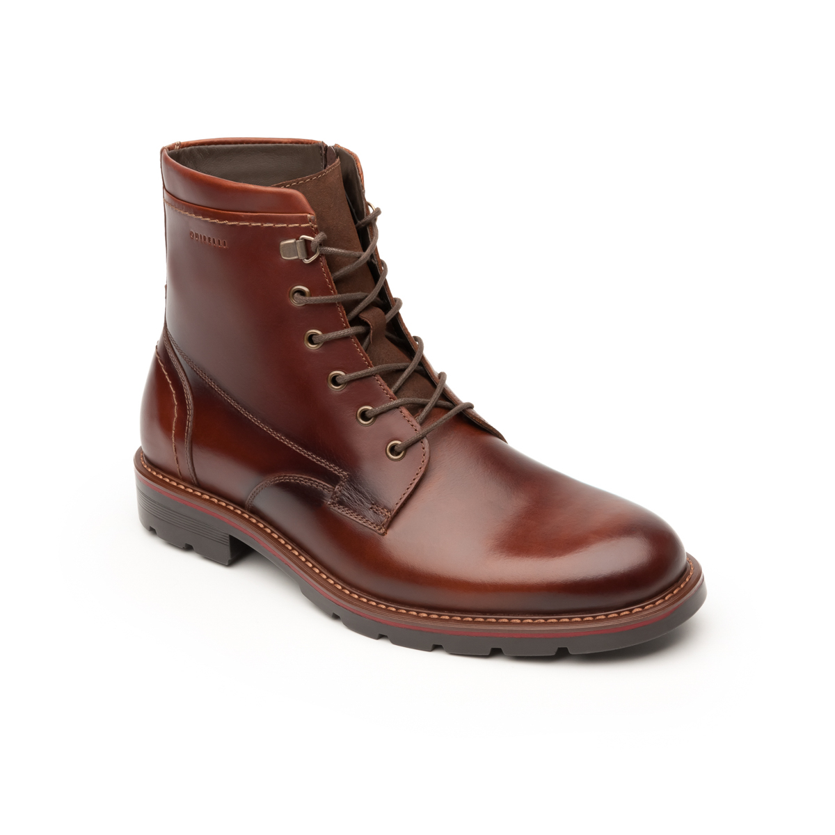 Botín Casual Quirelli 100% De Piel Para Hombre - Estilo 88609 Tan